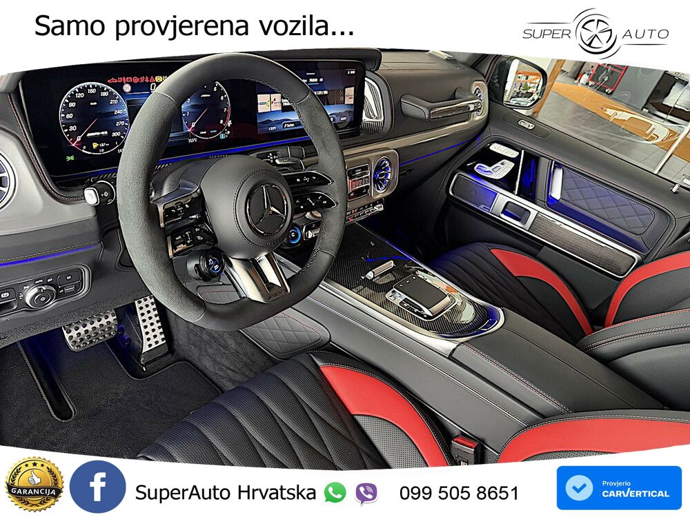 Mercedes AMG G 63 Long V8 (585 KS) 4MATIC 9G-TRONIC AMG SPEEDSHIFT TCT Superior ZRAČNI+ACC+4xGR SJED+KAM