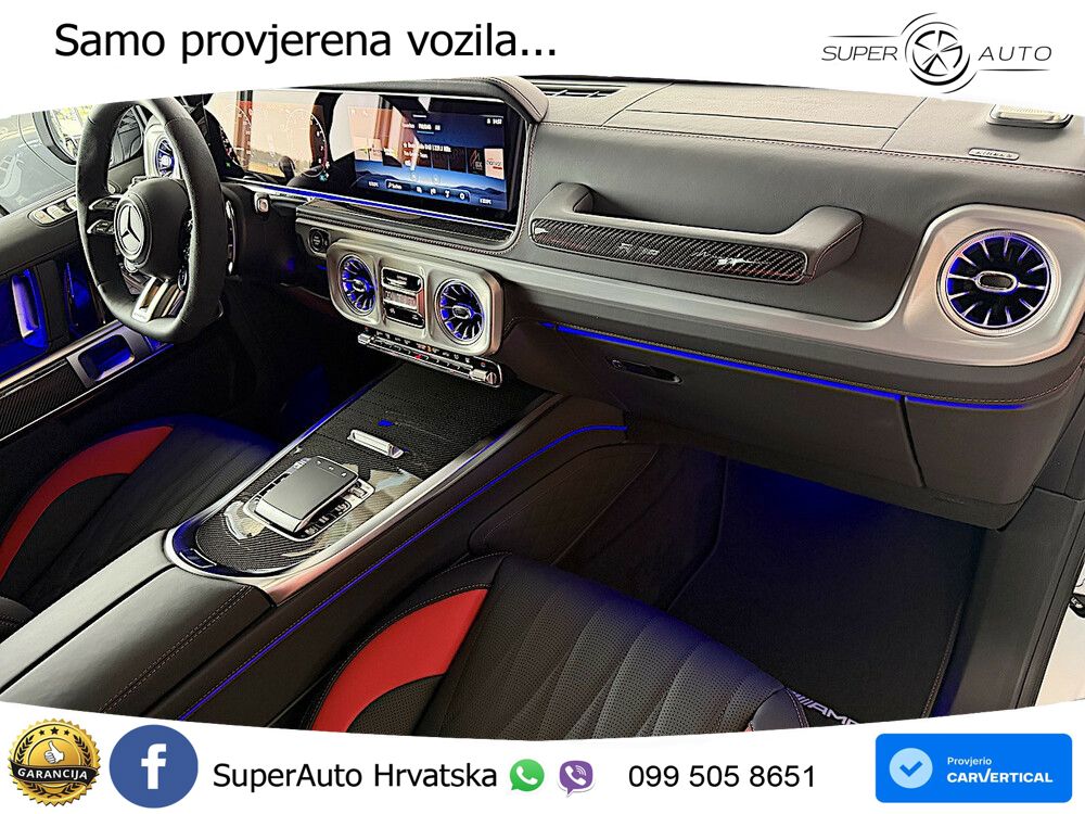 Mercedes AMG G 63 Long V8 (585 KS) 4MATIC 9G-TRONIC AMG SPEEDSHIFT TCT Superior ZRAČNI+ACC+4xGR SJED+KAM