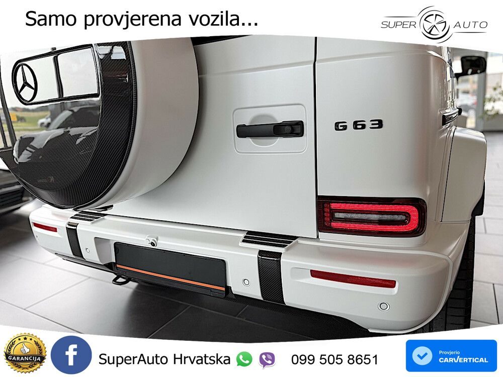 Mercedes AMG G 63 Long V8 (585 KS) 4MATIC 9G-TRONIC AMG SPEEDSHIFT TCT Superior ZRAČNI+ACC+4xGR SJED+KAM