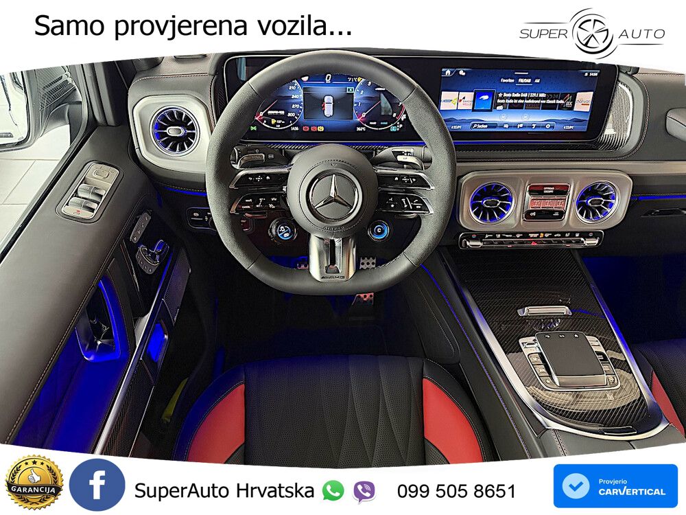 Mercedes AMG G 63 Long V8 (585 KS) 4MATIC 9G-TRONIC AMG SPEEDSHIFT TCT Superior ZRAČNI+ACC+4xGR SJED+KAM