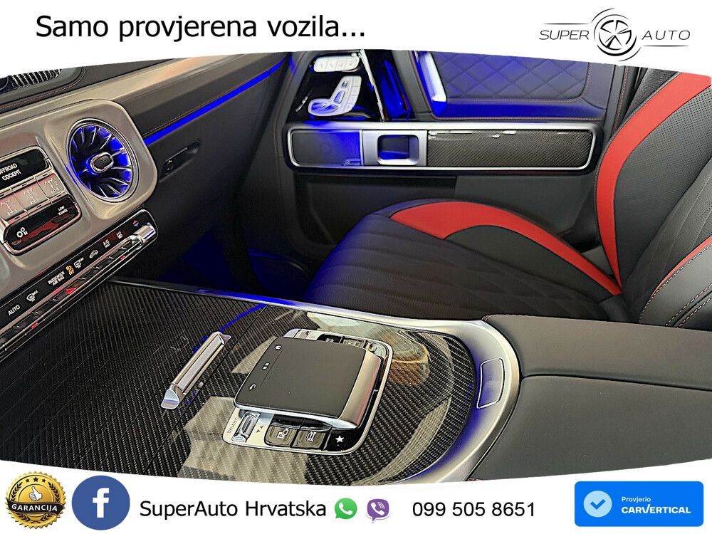 Mercedes AMG G 63 Long V8 (585 KS) 4MATIC 9G-TRONIC AMG SPEEDSHIFT TCT Superior ZRAČNI+ACC+4xGR SJED+KAM
