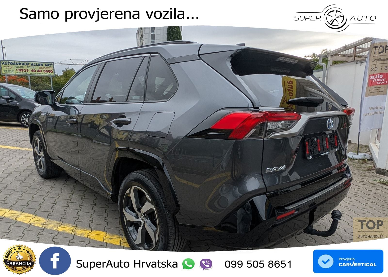 Toyota RAV4 Prime 2.5 D-4S (302 KS) Hybrid E-Four e-CVT LED+GR SJED+ACC