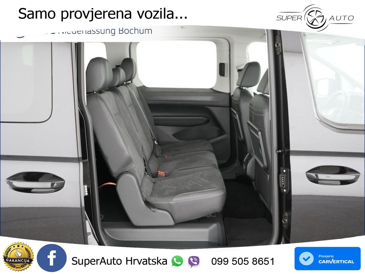 Volkswagen Caddy ENERGY Sitzhzg. Navi Kamera Klima 5 Jahre 116 KS