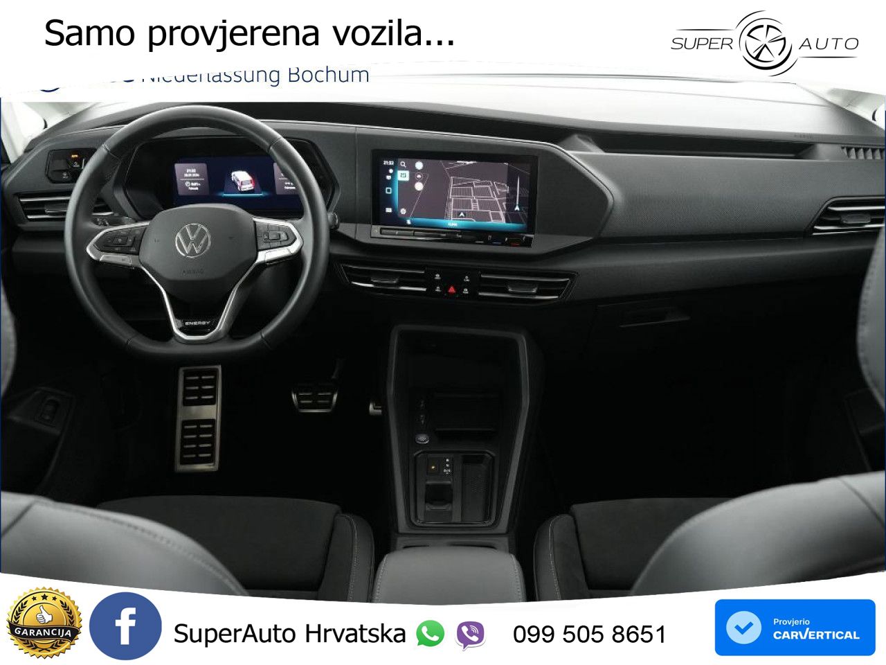 Volkswagen Caddy ENERGY Sitzhzg. Navi Kamera Klima 5 Jahre 116 KS
