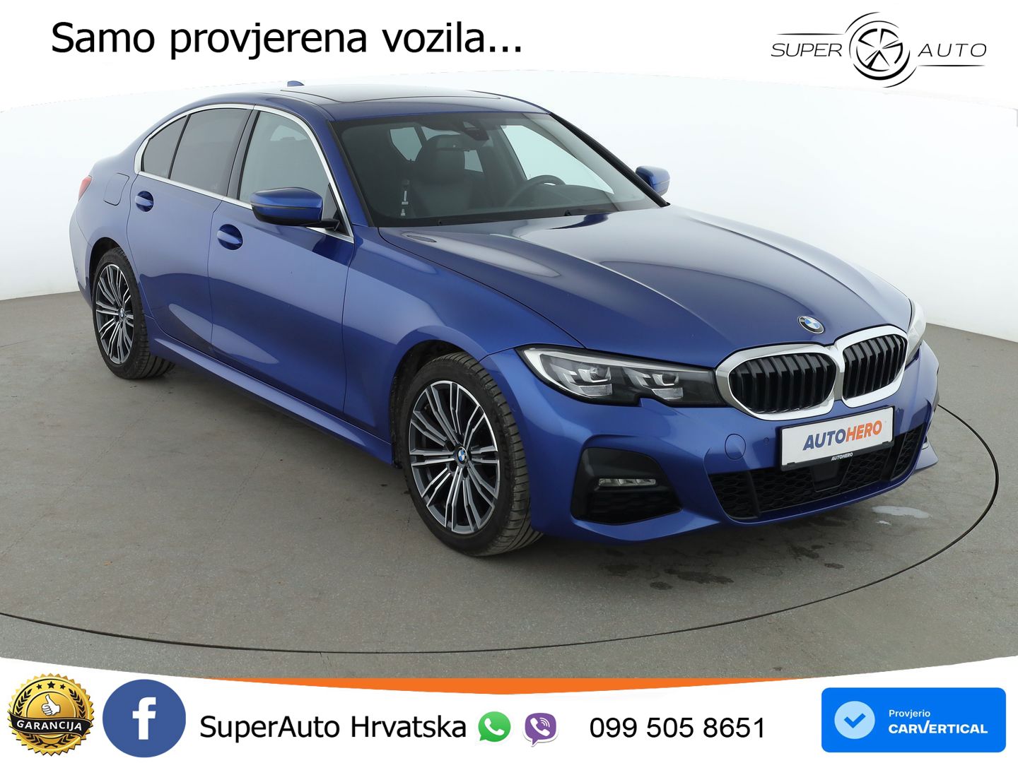 BMW 320i (184 KS) Steptronic M Sport LED+GR SJED+ACC