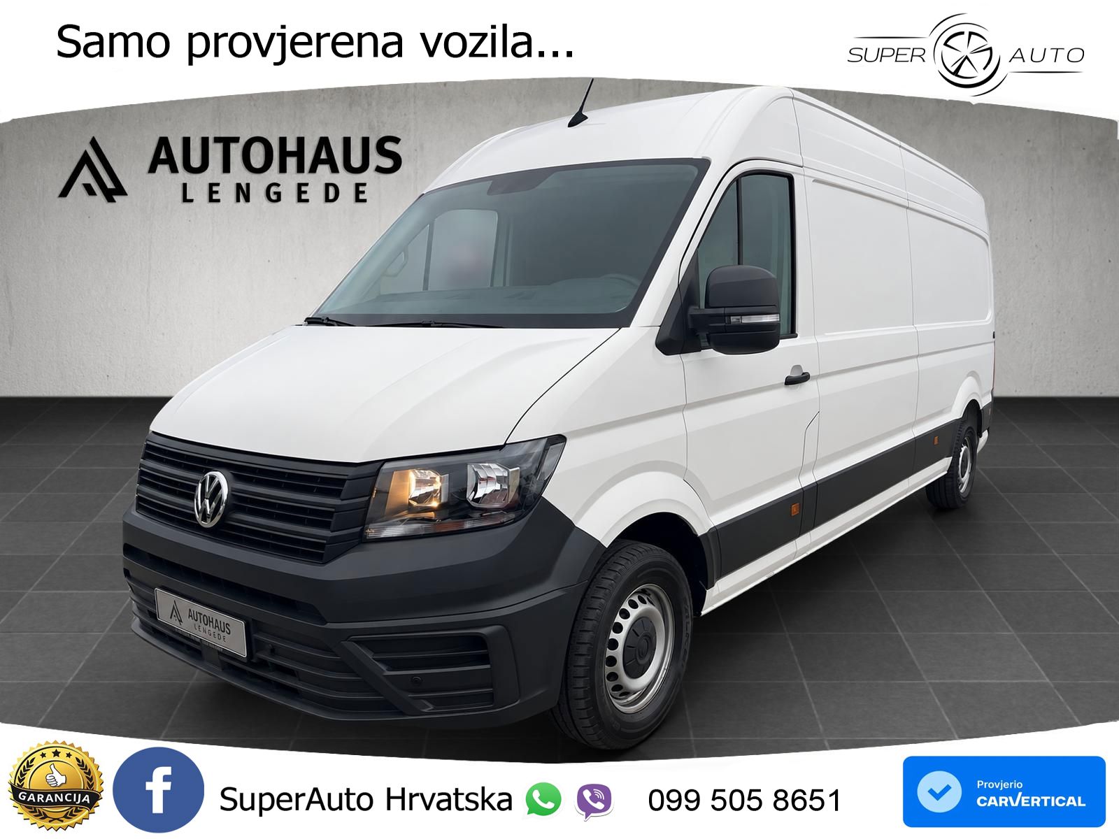 Volkswagen Crafter 35 2.0TDI LANG+HOCH AUTOMAT. KAMERA PDC 140 KS