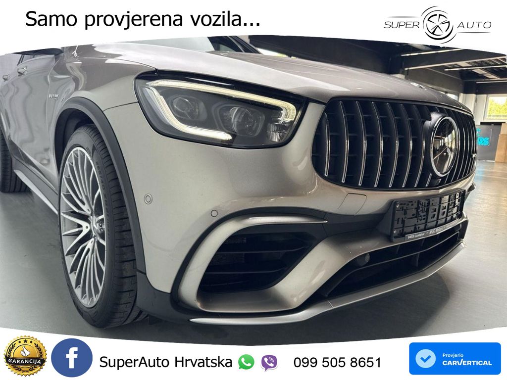 Mercedes AMG GLC 63 S V8 (510 KS) 4MATIC+ MCT ZRAČNI+ACC+GR SJED+KAM
