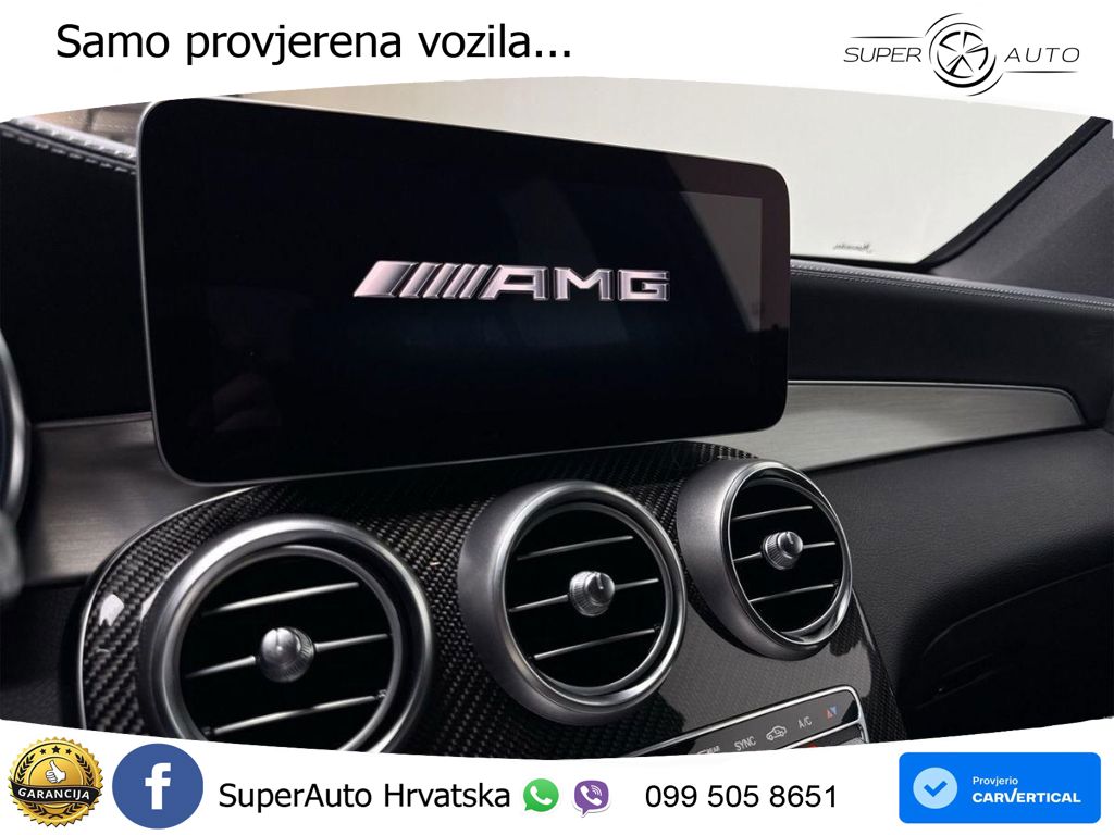 Mercedes AMG GLC 63 S V8 (510 KS) 4MATIC+ MCT ZRAČNI+ACC+GR SJED+KAM