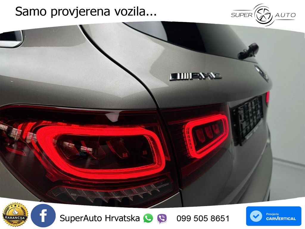 Mercedes AMG GLC 63 S V8 (510 KS) 4MATIC+ MCT ZRAČNI+ACC+GR SJED+KAM