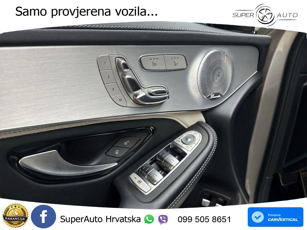 Mercedes AMG GLC 63 S V8 (510 KS) 4MATIC+ MCT ZRAČNI+ACC+GR SJED+KAM