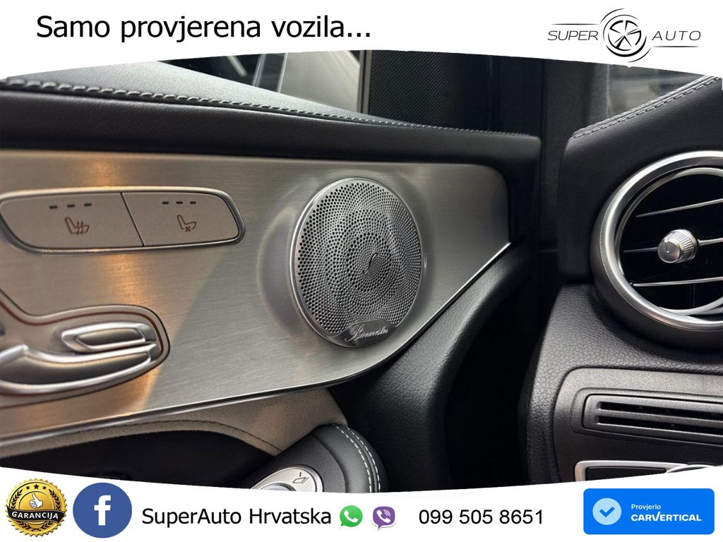 Mercedes AMG GLC 63 S V8 (510 KS) 4MATIC+ MCT ZRAČNI+ACC+GR SJED+KAM