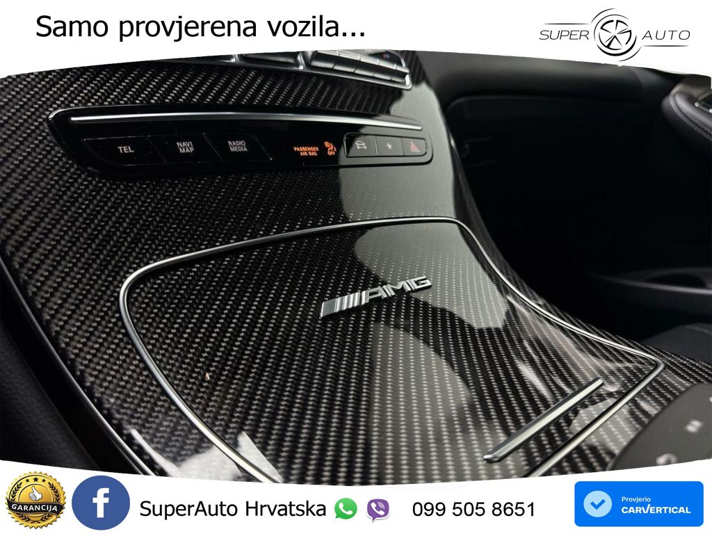 Mercedes AMG GLC 63 S V8 (510 KS) 4MATIC+ MCT ZRAČNI+ACC+GR SJED+KAM