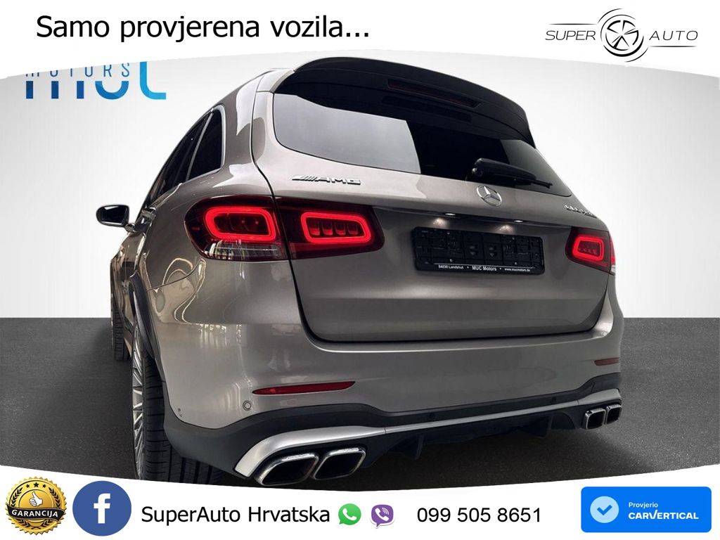 Mercedes AMG GLC 63 S V8 (510 KS) 4MATIC+ MCT ZRAČNI+ACC+GR SJED+KAM