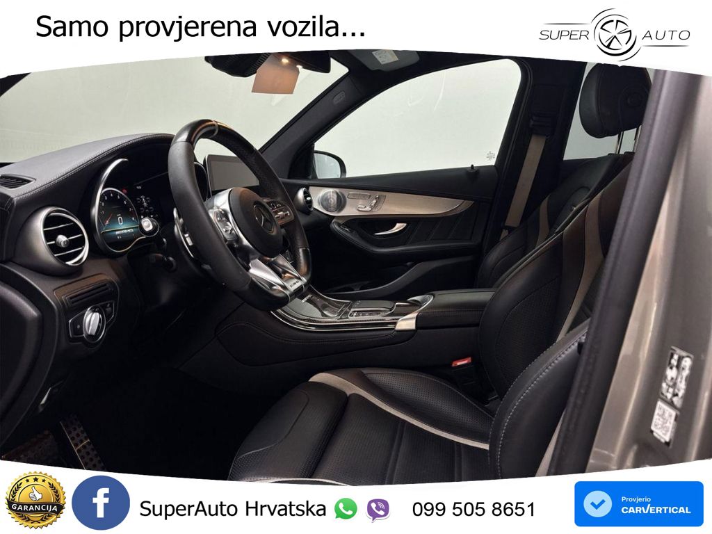 Mercedes AMG GLC 63 S V8 (510 KS) 4MATIC+ MCT ZRAČNI+ACC+GR SJED+KAM