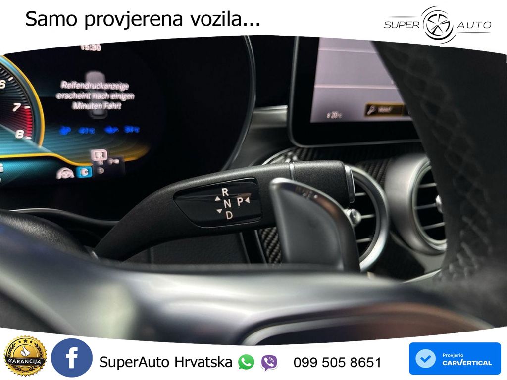 Mercedes AMG GLC 63 S V8 (510 KS) 4MATIC+ MCT ZRAČNI+ACC+GR SJED+KAM