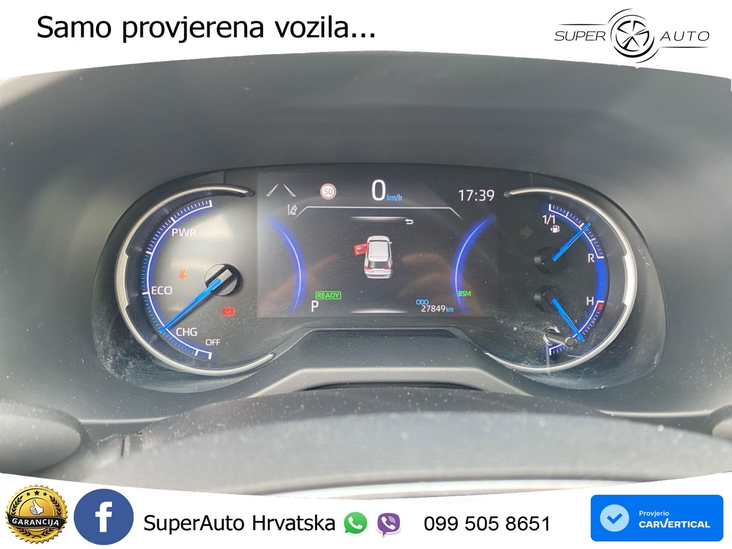 Toyota RAV4 2.5 (222 KS) Hybrid E-Four e-CVT LED+GR SJED+ACC