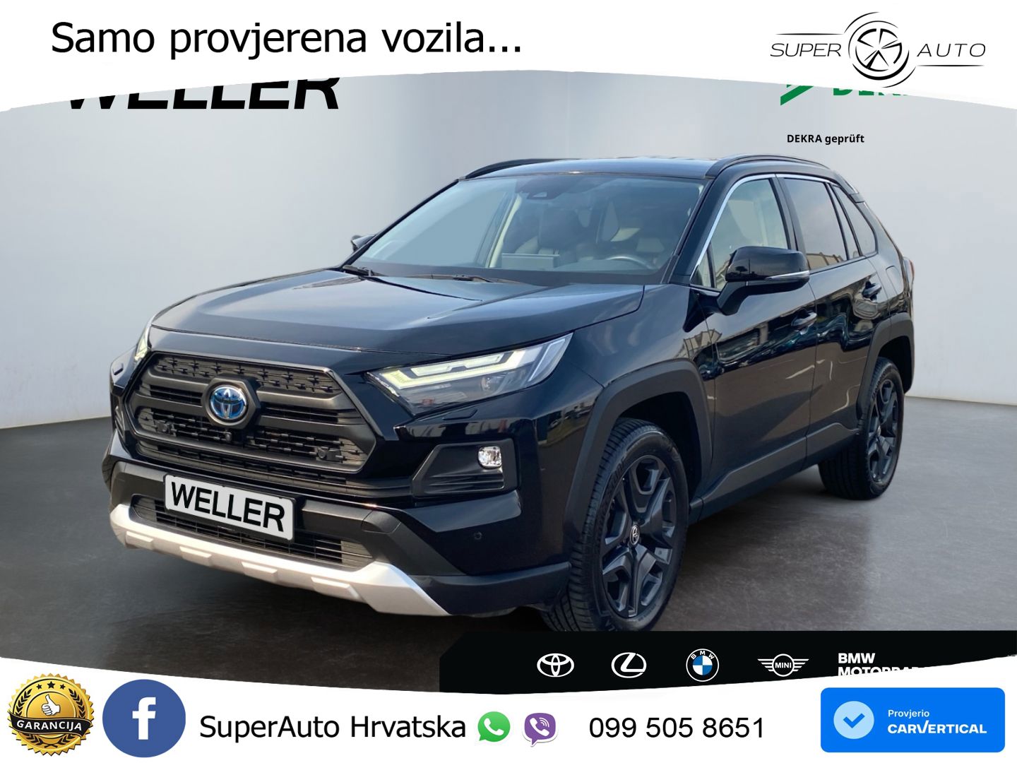 Toyota RAV4 2.5 (222 KS) Hybrid E-Four e-CVT LED+GR SJED+ACC