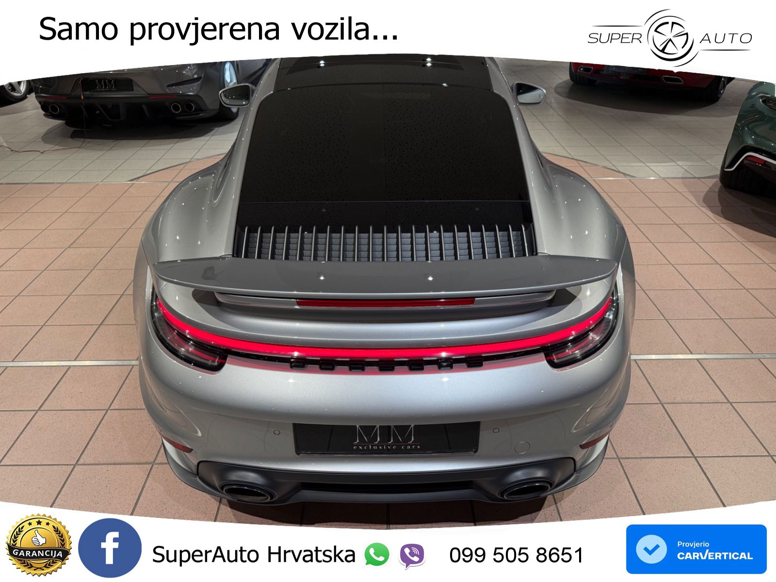 Porsche 911 Turbo 3.8 (580 KS) PDK ZRAČNI+ACC+GR SJED+KAM+PANO