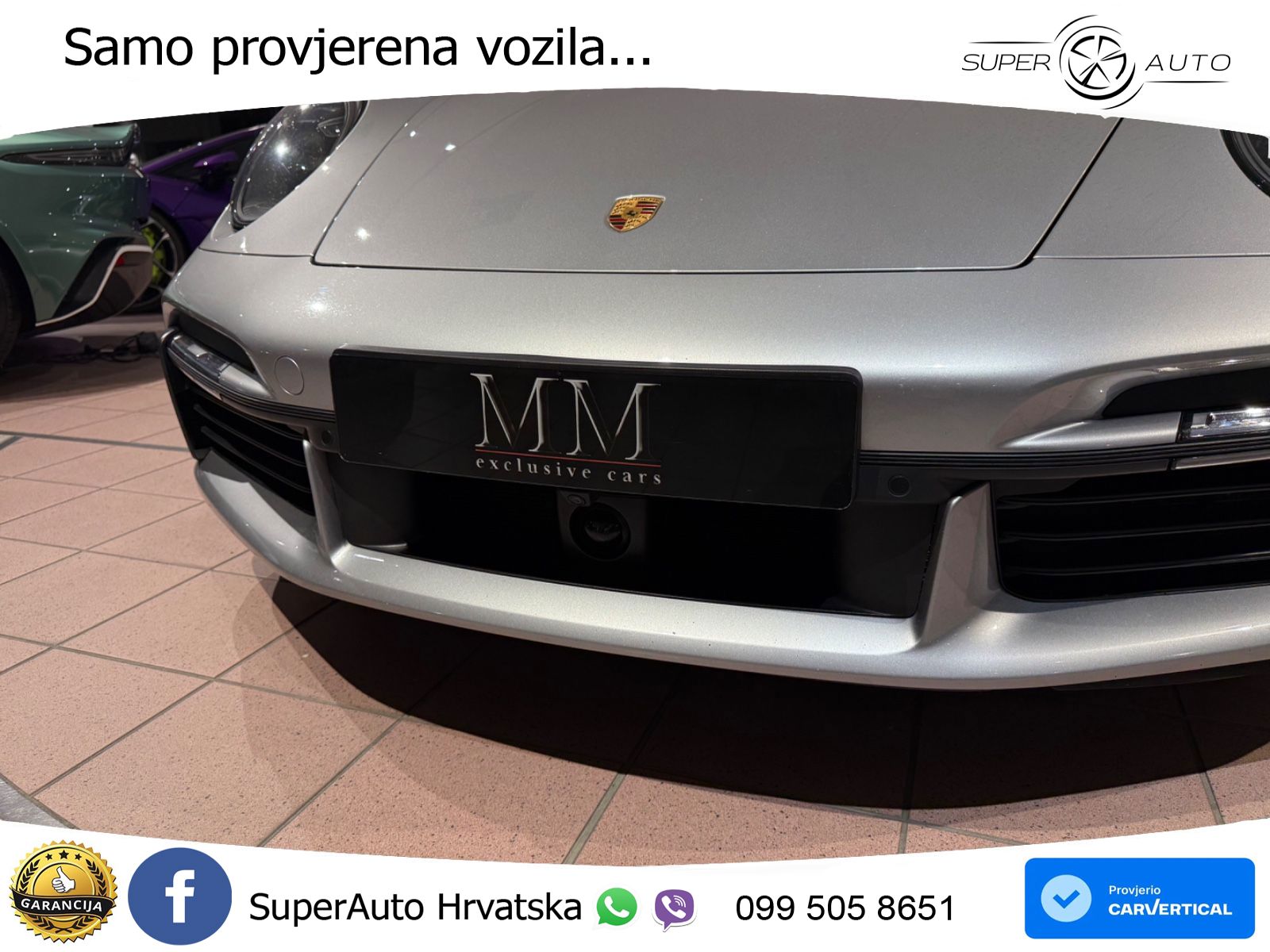 Porsche 911 Turbo 3.8 (580 KS) PDK ZRAČNI+ACC+GR SJED+KAM+PANO