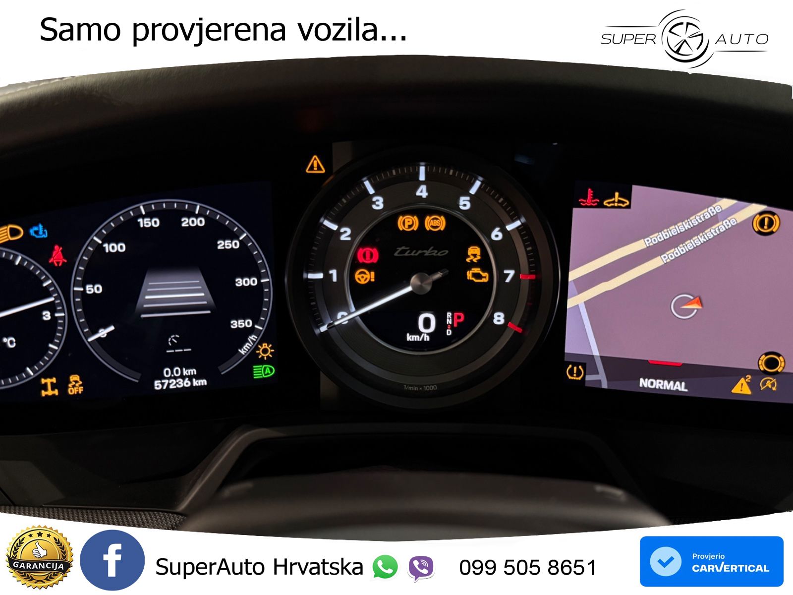 Porsche 911 Turbo 3.8 (580 KS) PDK ZRAČNI+ACC+GR SJED+KAM+PANO
