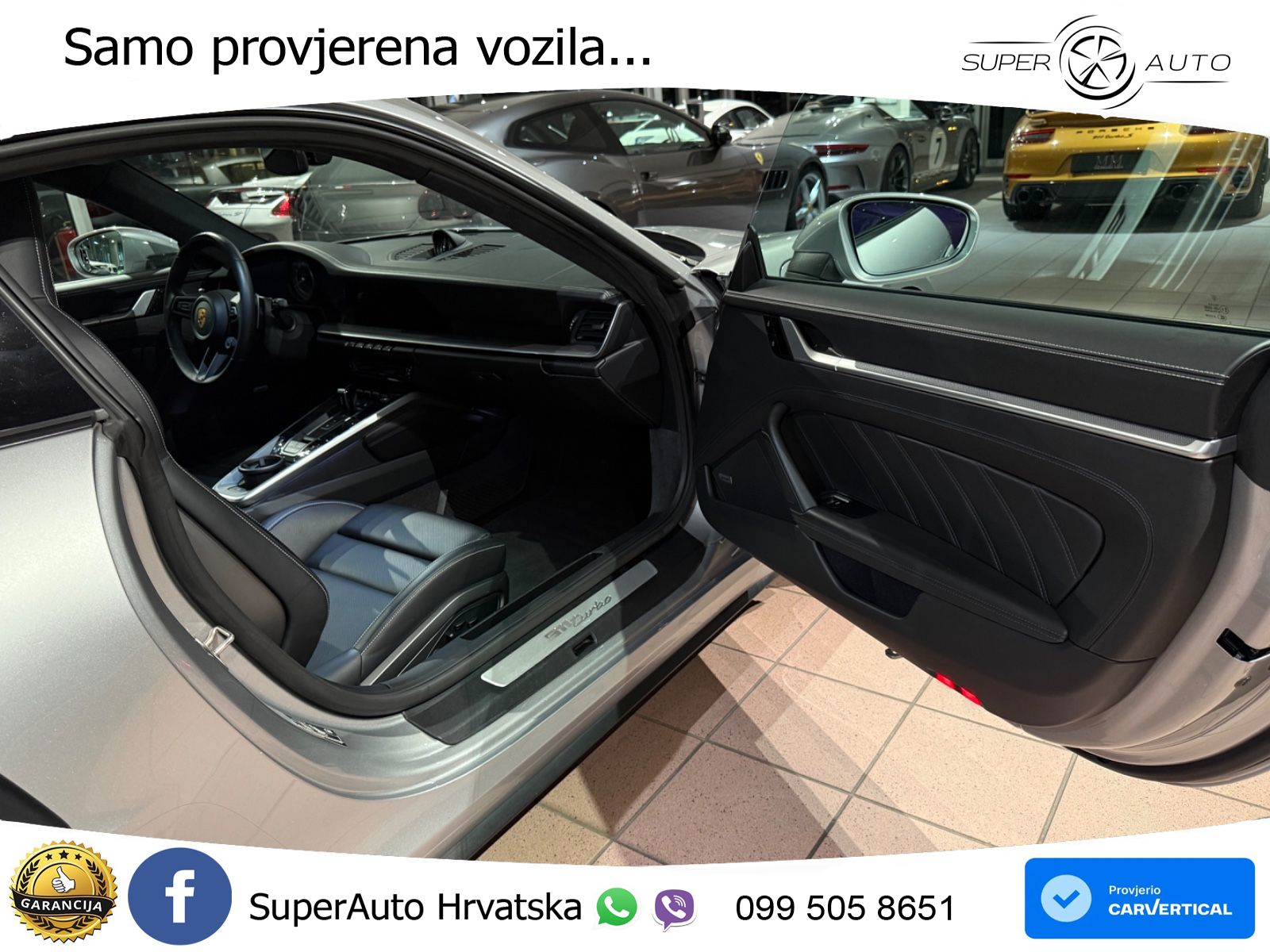 Porsche 911 Turbo 3.8 (580 KS) PDK ZRAČNI+ACC+GR SJED+KAM+PANO