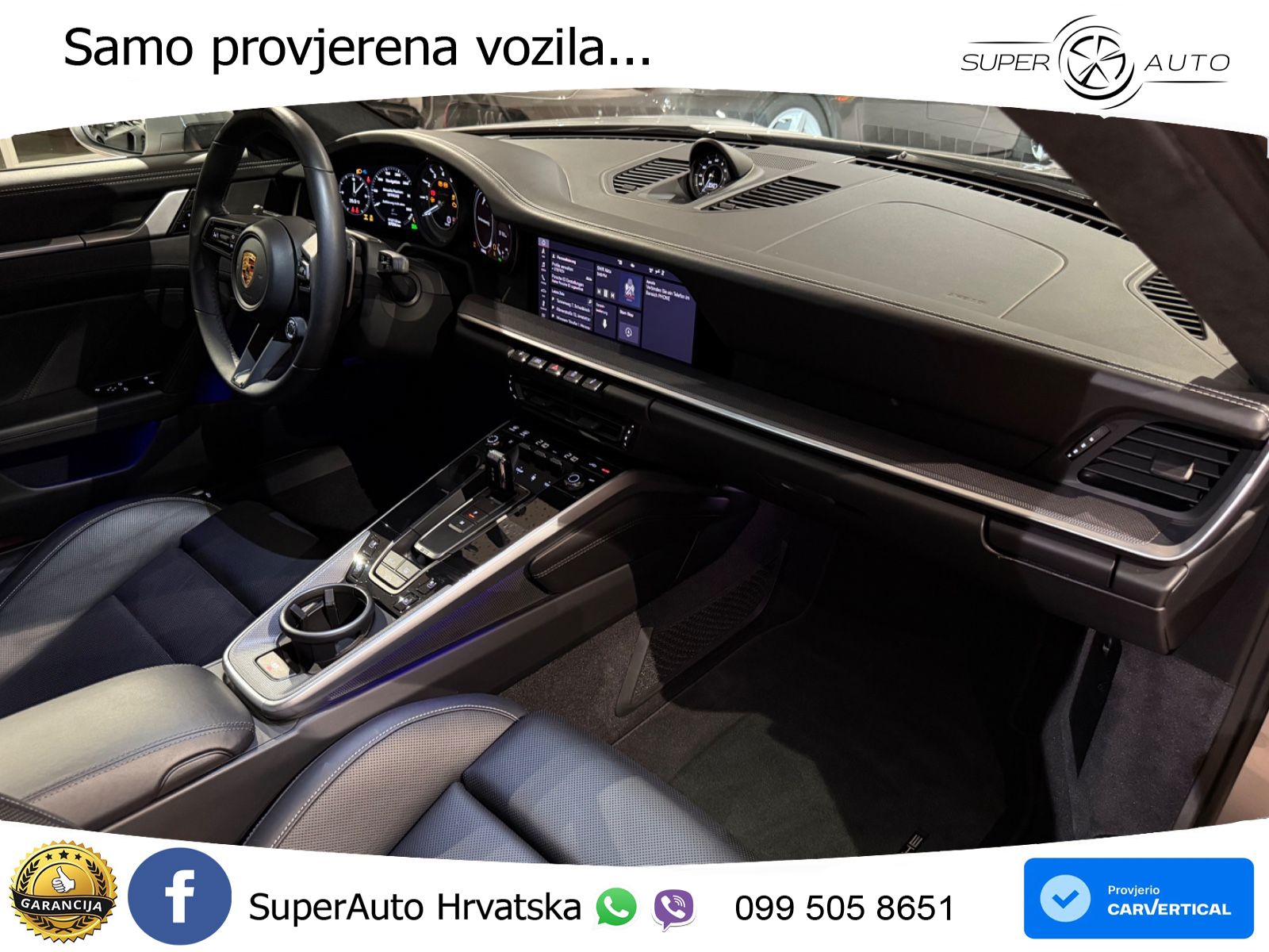 Porsche 911 Turbo 3.8 (580 KS) PDK ZRAČNI+ACC+GR SJED+KAM+PANO