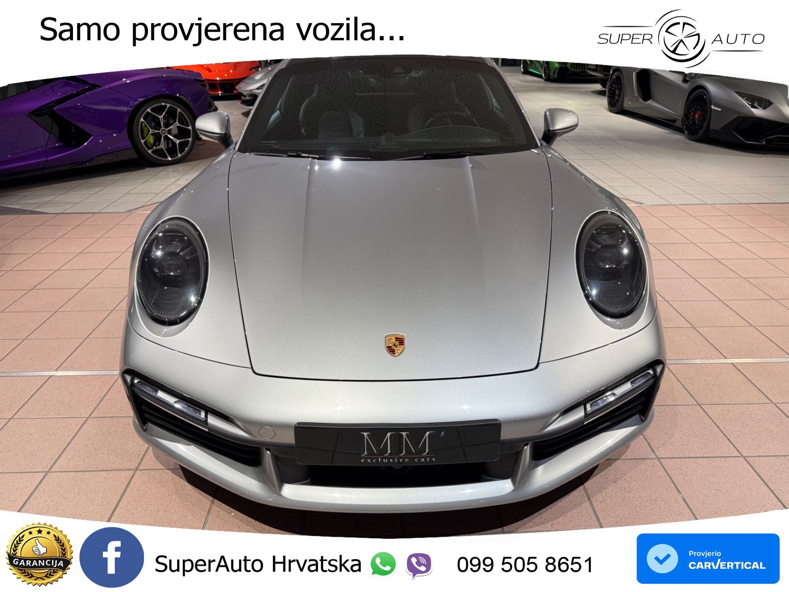 Porsche 911 Turbo 3.8 (580 KS) PDK ZRAČNI+ACC+GR SJED+KAM+PANO