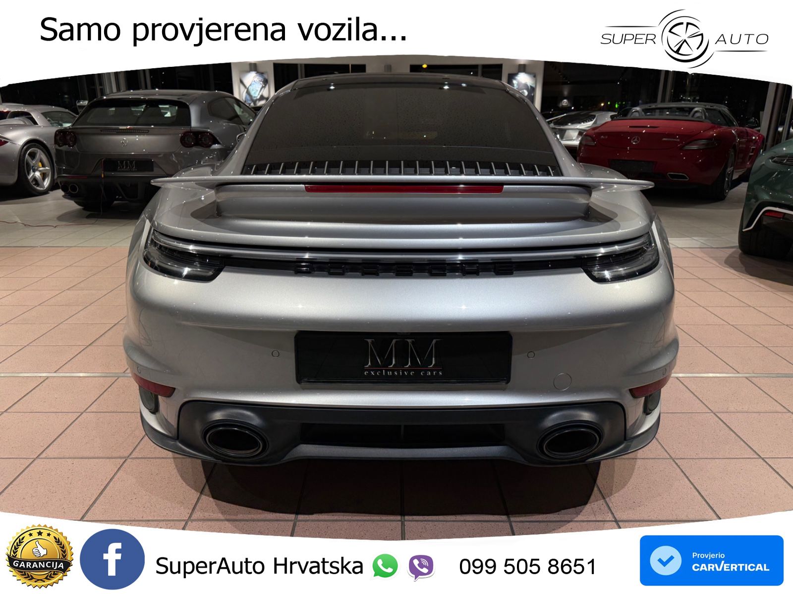Porsche 911 Turbo 3.8 (580 KS) PDK ZRAČNI+ACC+GR SJED+KAM+PANO