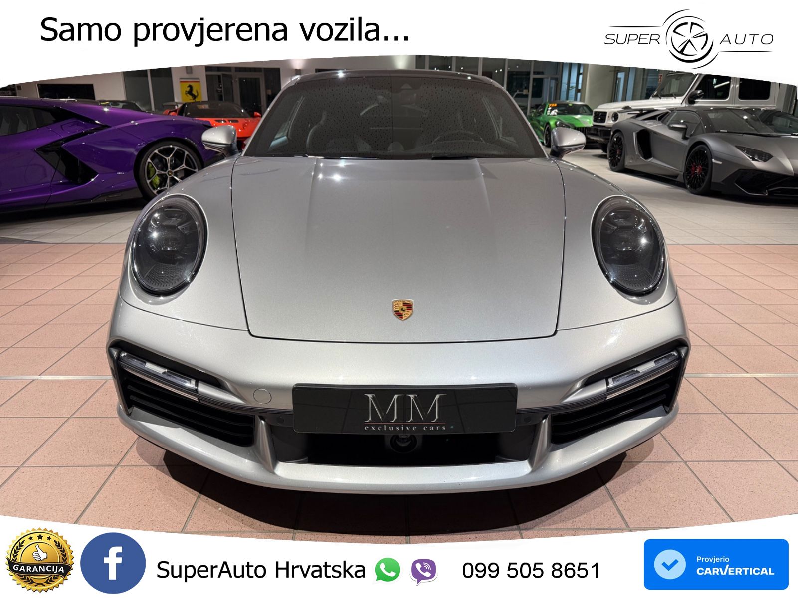 Porsche 911 Turbo 3.8 (580 KS) PDK ZRAČNI+ACC+GR SJED+KAM+PANO