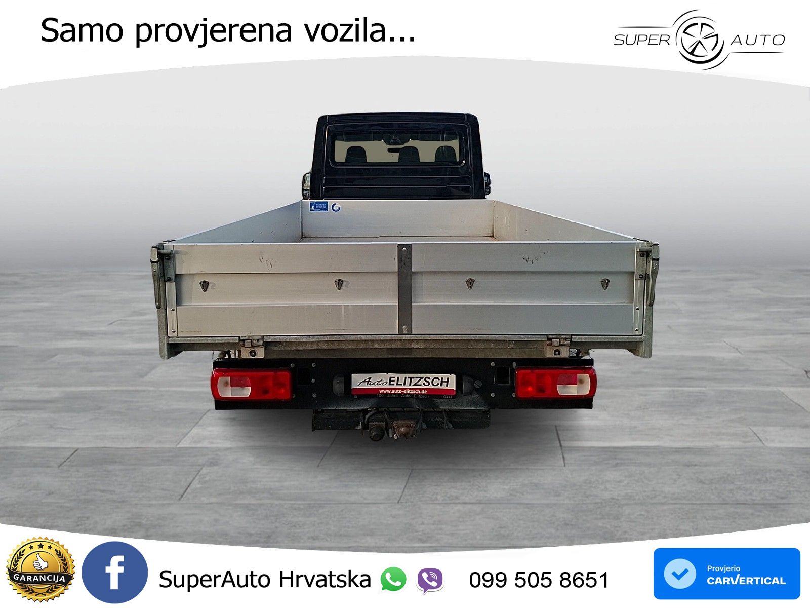 Volkswagen Crafter Pritsche 35 MR mit Kipperaufbau Fa. Scho 140 KS
