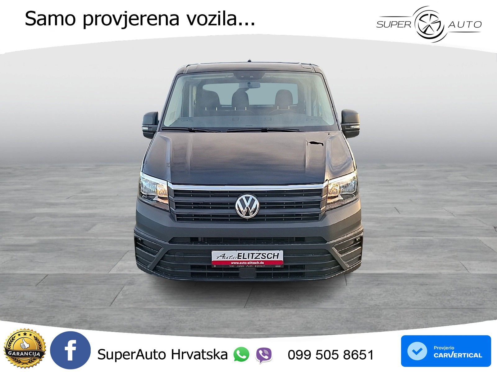 Volkswagen Crafter Pritsche 35 MR mit Kipperaufbau Fa. Scho 140 KS