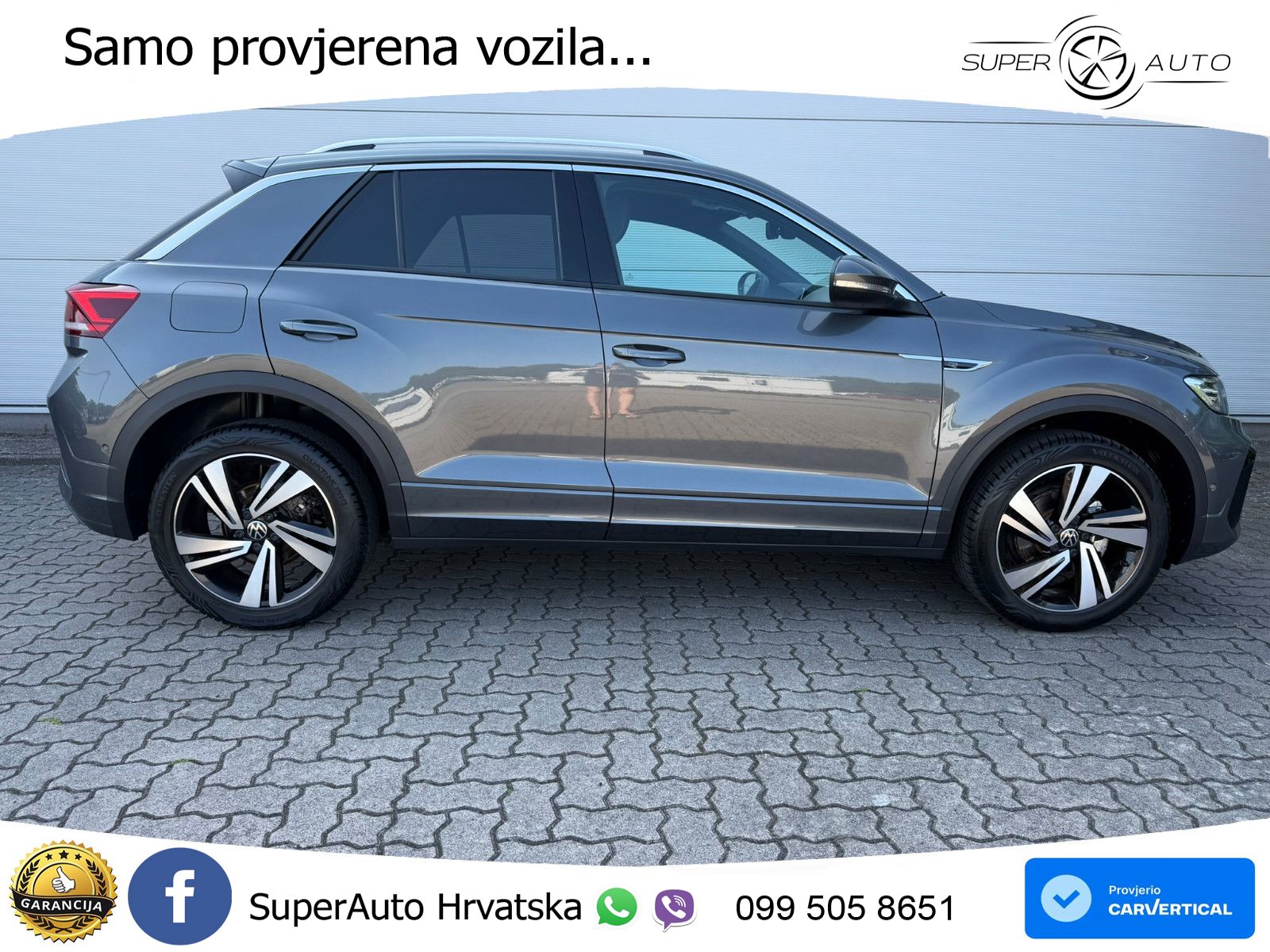Volkswagen T-Roc 1.5 TSI (150 KS) DSG R-Line LED+GR SJED+ACC