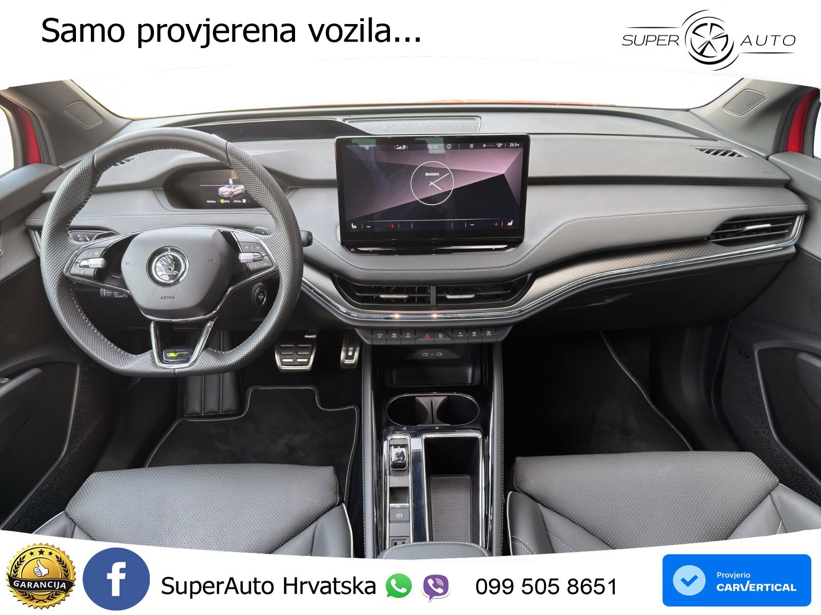 Škoda Enyaq iV RS 82 kWh (299 KS) AWD Suite MATRIX+GR SJED+KAM