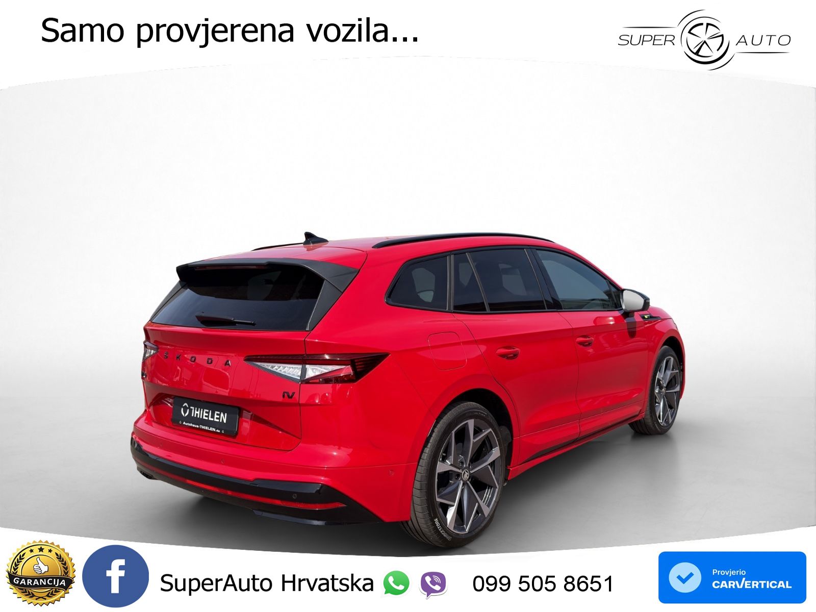 Škoda Enyaq iV RS 82 kWh (299 KS) AWD Suite MATRIX+GR SJED+KAM