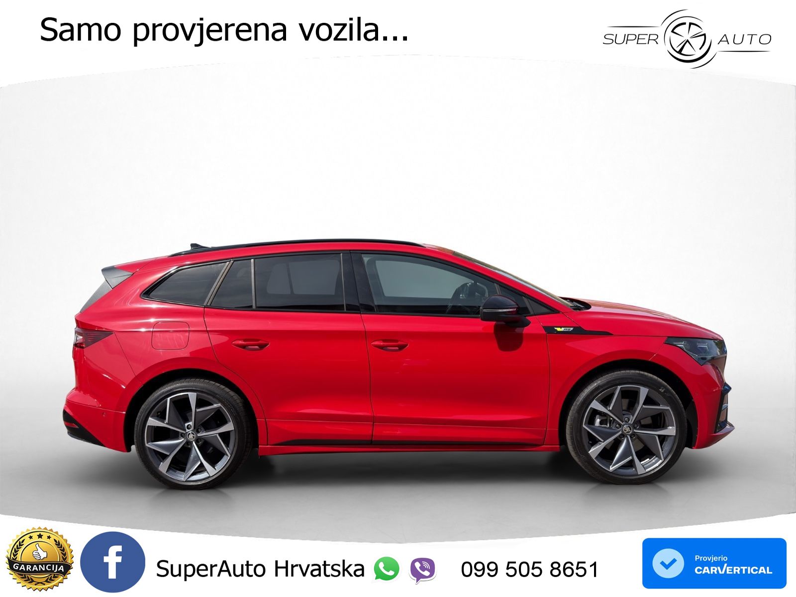 Škoda Enyaq iV RS 82 kWh (299 KS) AWD Suite MATRIX+GR SJED+KAM