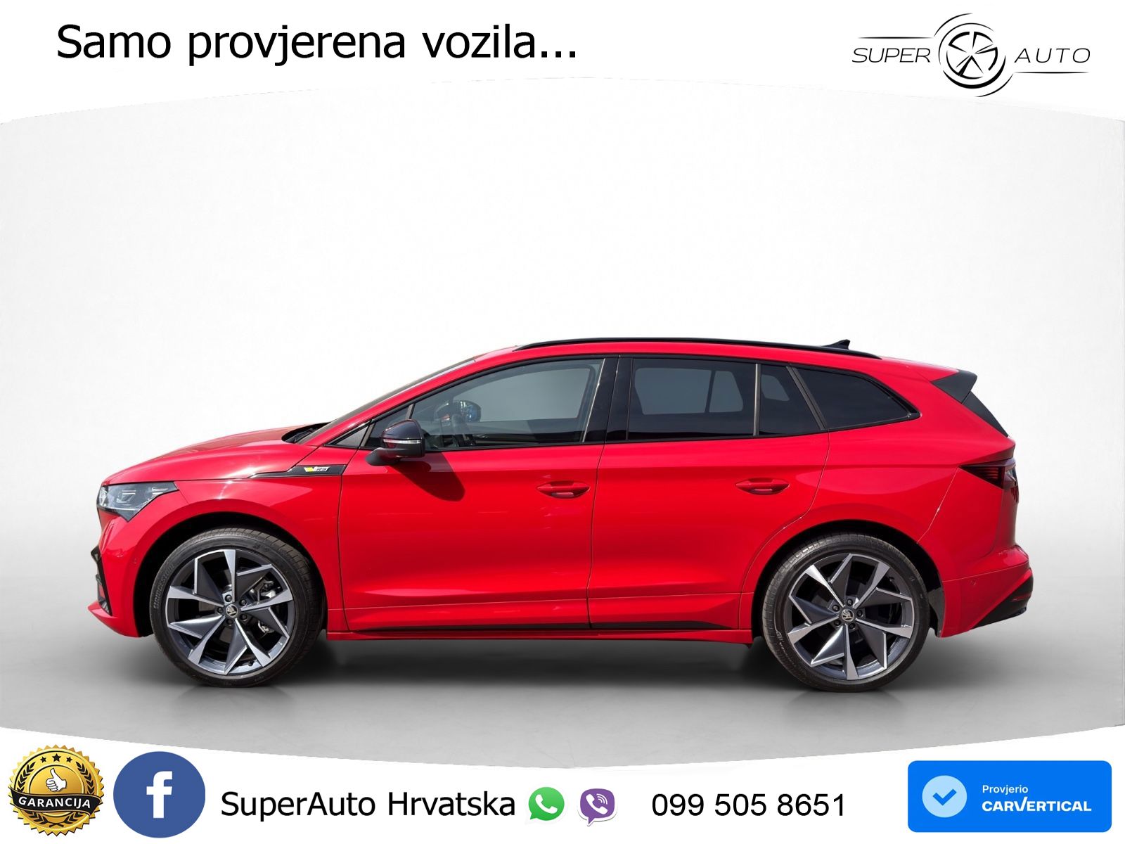Škoda Enyaq iV RS 82 kWh (299 KS) AWD Suite MATRIX+GR SJED+KAM