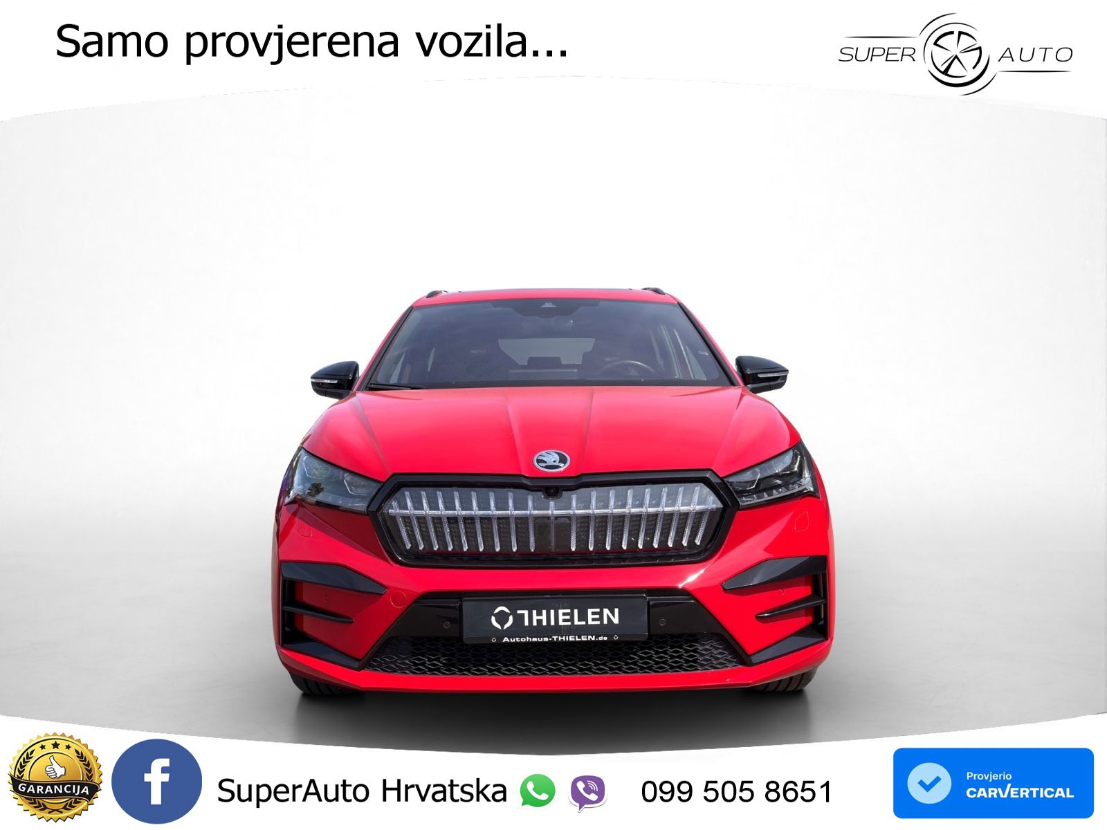 Škoda Enyaq iV RS 82 kWh (299 KS) AWD Suite MATRIX+GR SJED+KAM