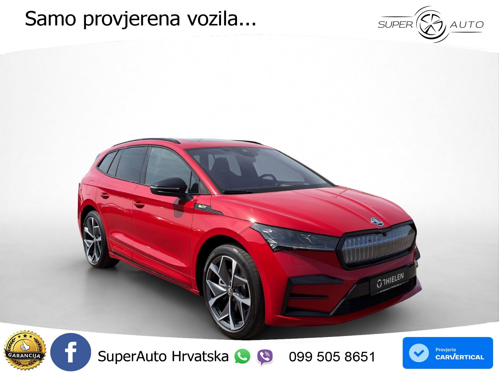 Škoda Enyaq iV RS 82 kWh (299 KS) AWD Suite MATRIX+GR SJED+KAM