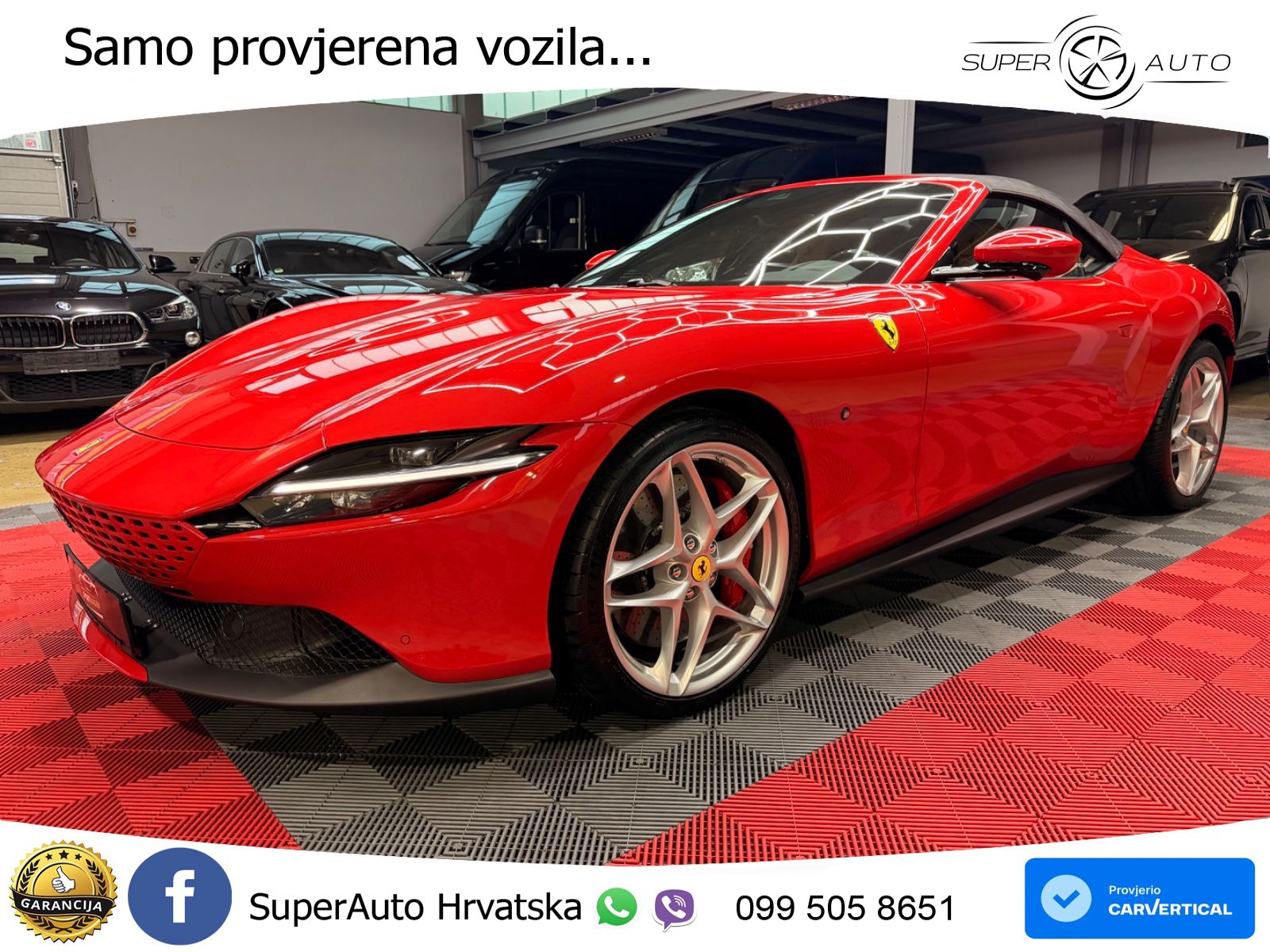 Ferrari Roma Spider 3.9 V8 (620 KS) F1 DCT LED+GR SJED+ACC