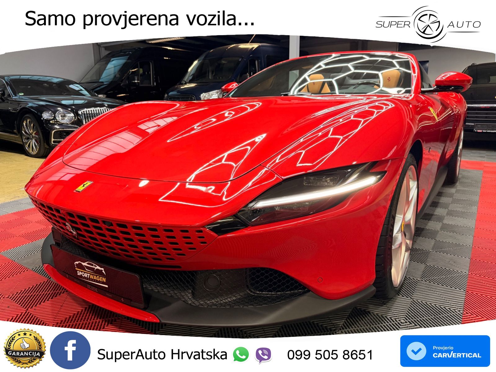 Ferrari Roma Spider 3.9 V8 (620 KS) F1 DCT LED+GR SJED+ACC