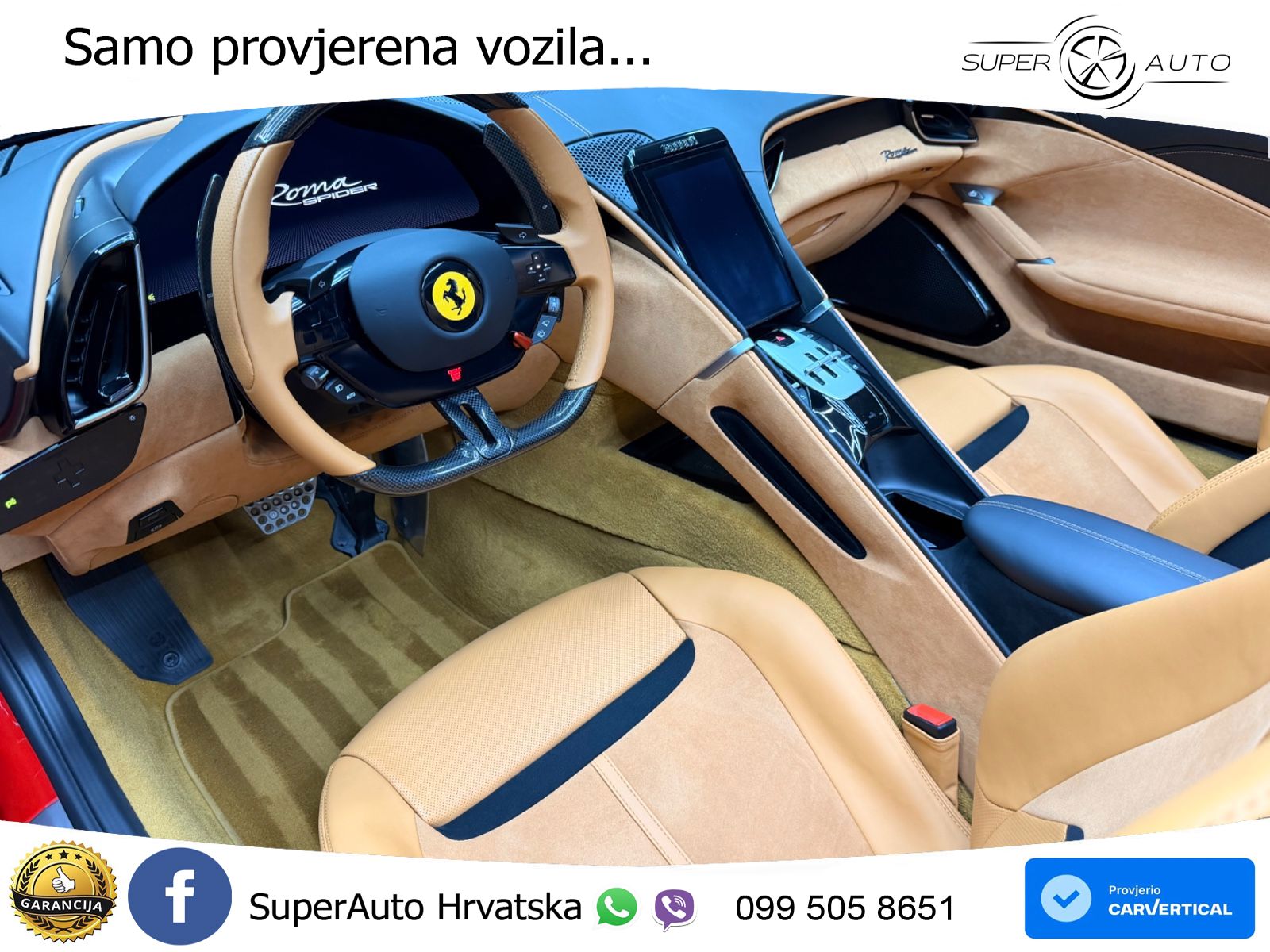 Ferrari Roma Spider 3.9 V8 (620 KS) F1 DCT LED+GR SJED+ACC