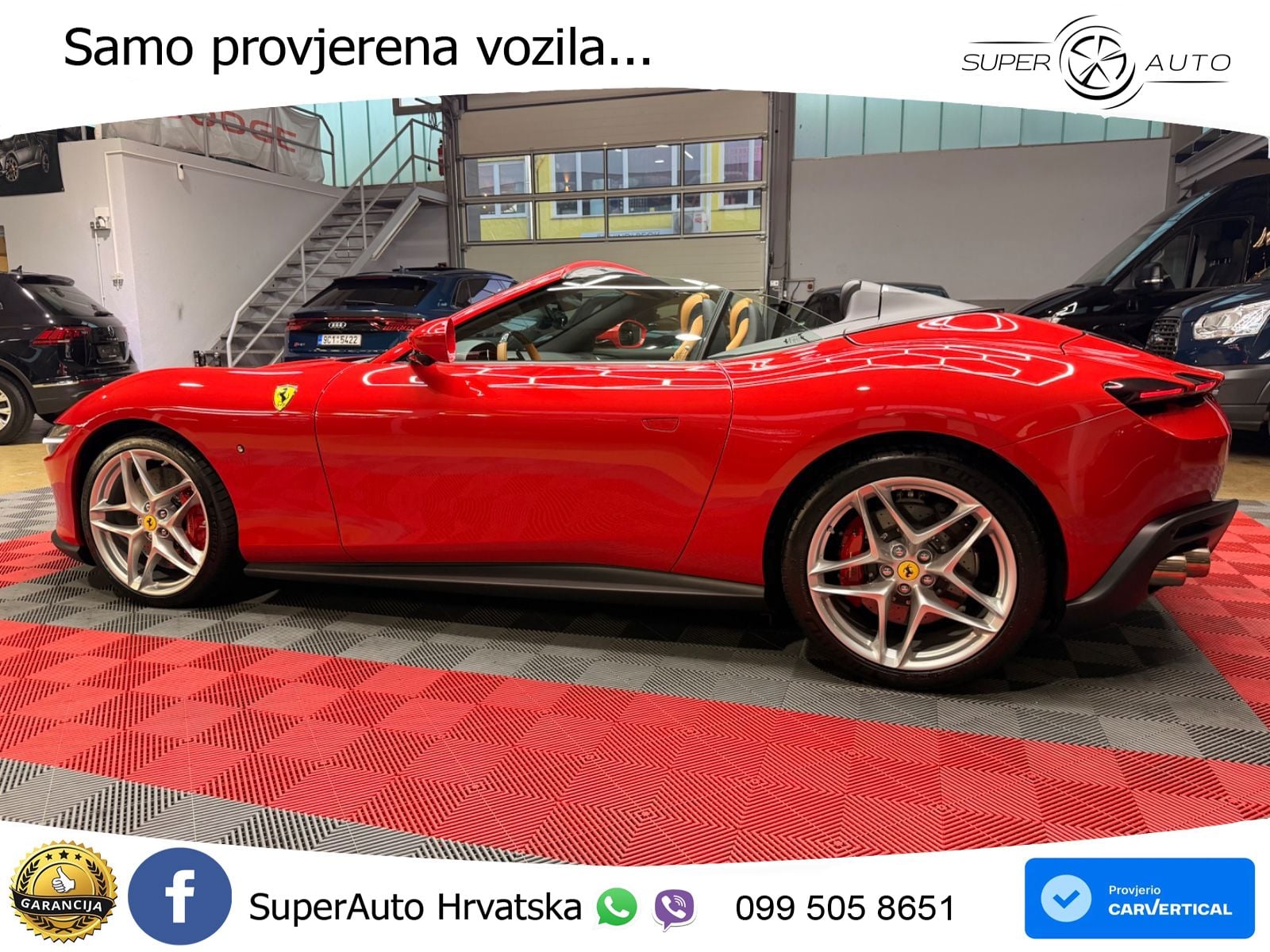 Ferrari Roma Spider 3.9 V8 (620 KS) F1 DCT LED+GR SJED+ACC