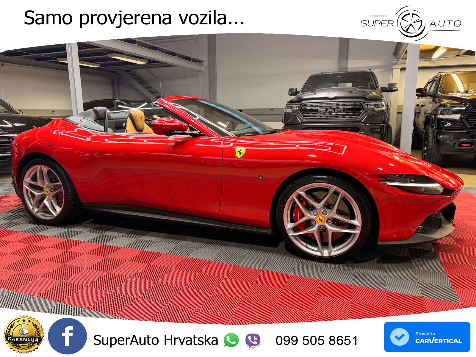 Ferrari Roma Spider 3.9 V8 (620 KS) F1 DCT LED+GR SJED+ACC