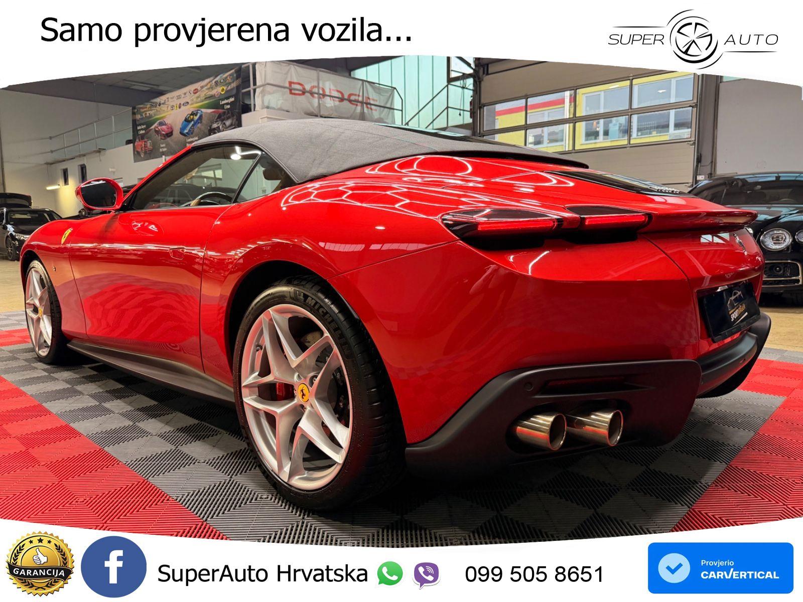 Ferrari Roma Spider 3.9 V8 (620 KS) F1 DCT LED+GR SJED+ACC