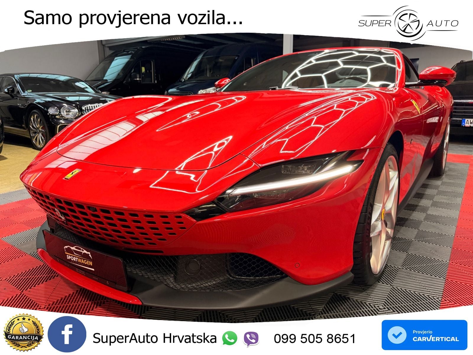 Ferrari Roma Spider 3.9 V8 (620 KS) F1 DCT LED+GR SJED+ACC
