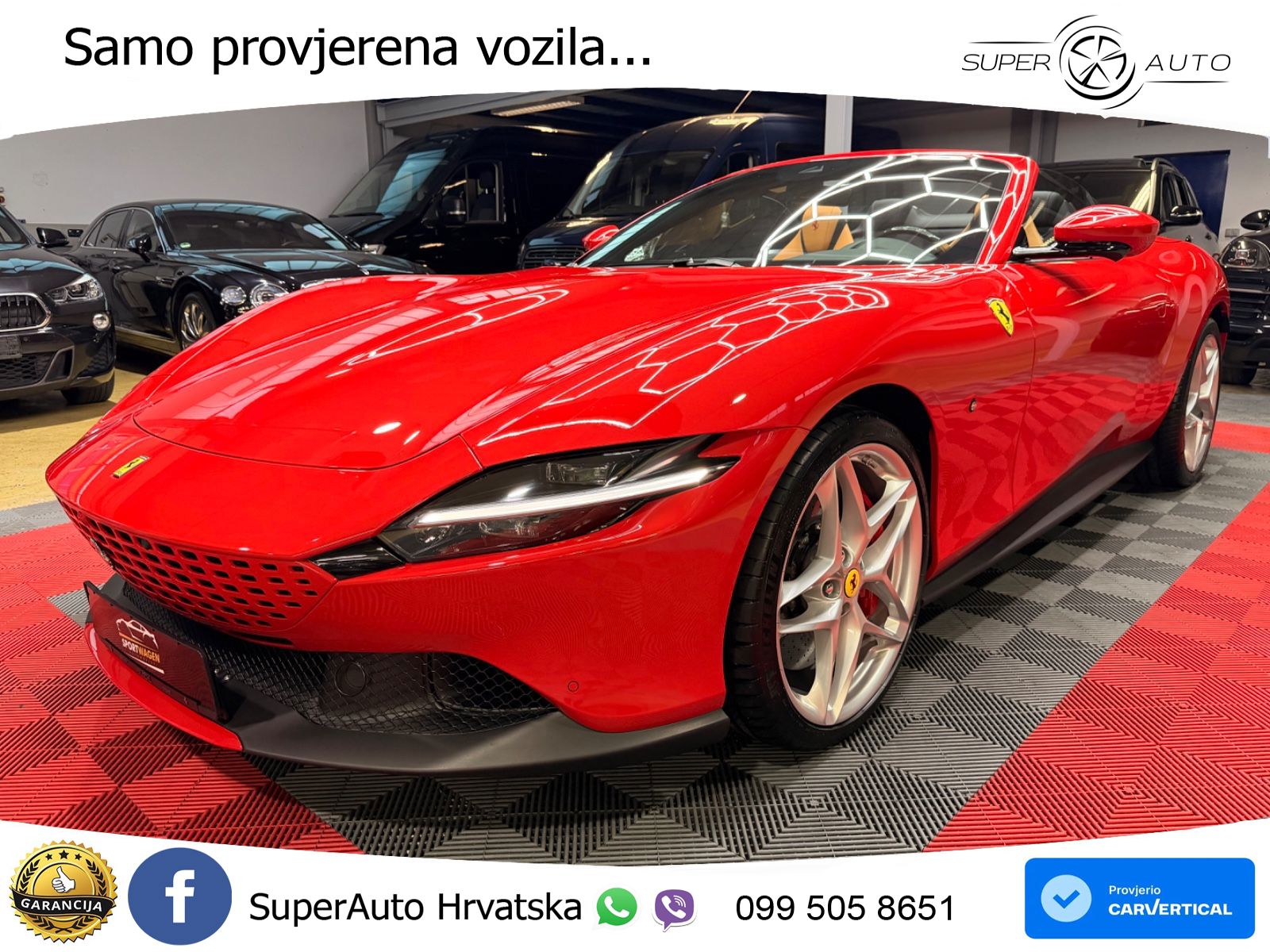 Ferrari Roma Spider 3.9 V8 (620 KS) F1 DCT LED+GR SJED+ACC