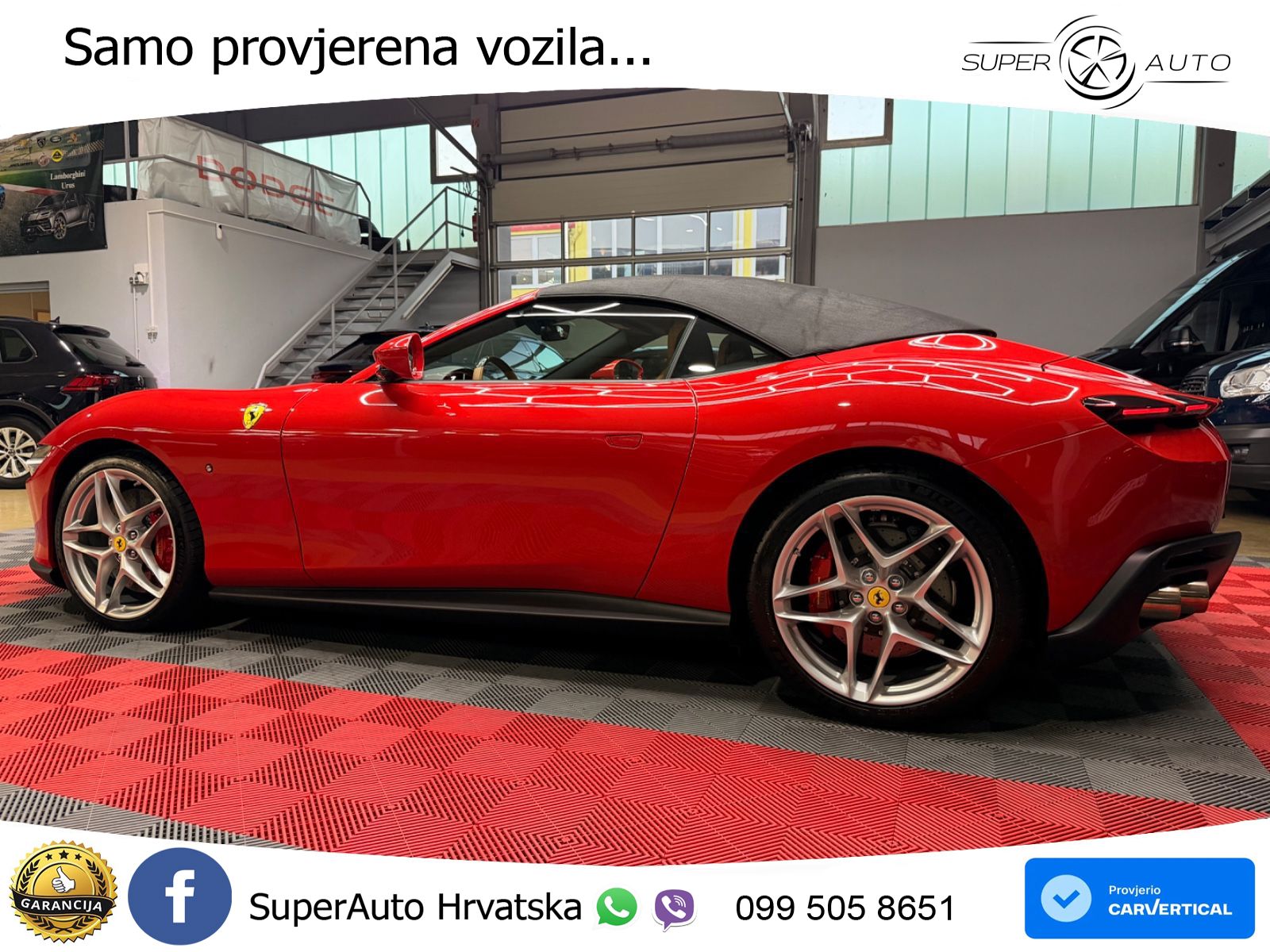 Ferrari Roma Spider 3.9 V8 (620 KS) F1 DCT LED+GR SJED+ACC