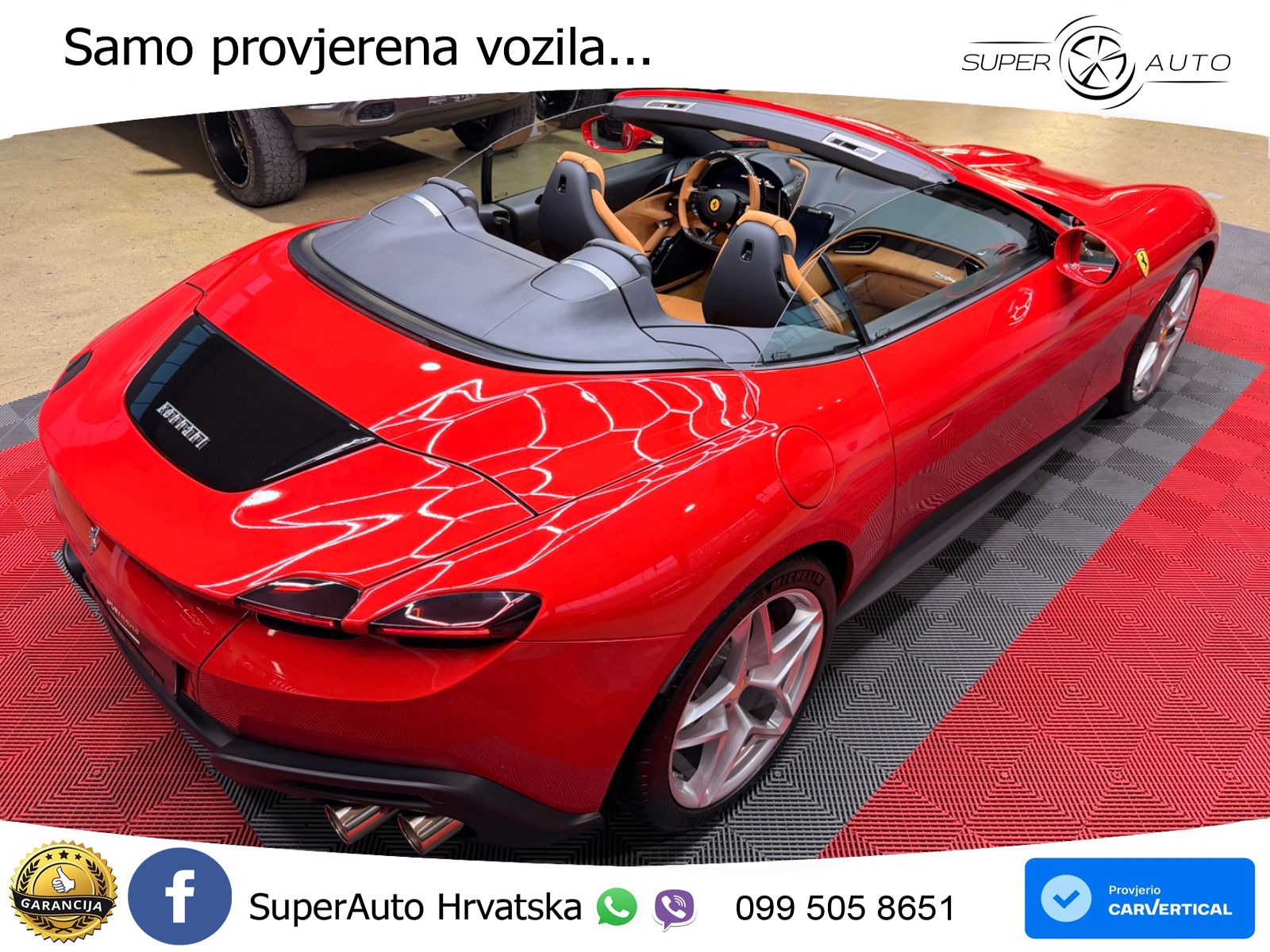 Ferrari Roma Spider 3.9 V8 (620 KS) F1 DCT LED+GR SJED+ACC
