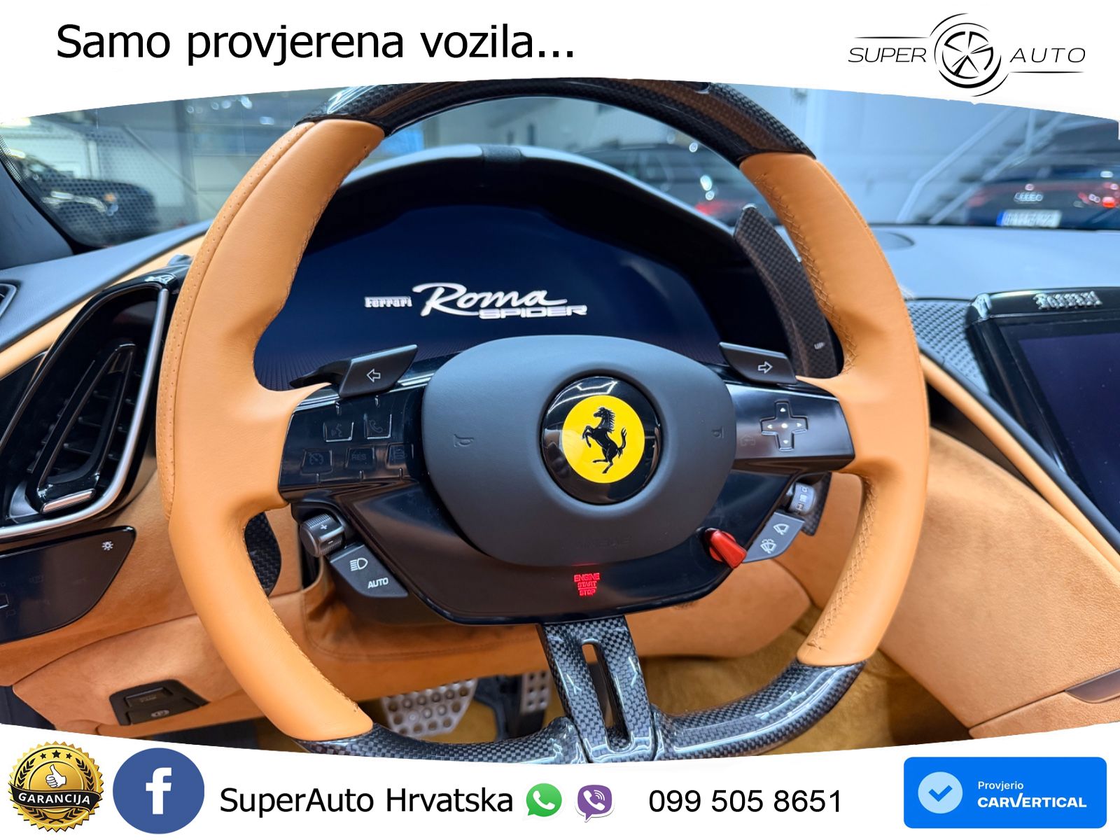 Ferrari Roma Spider 3.9 V8 (620 KS) F1 DCT LED+GR SJED+ACC