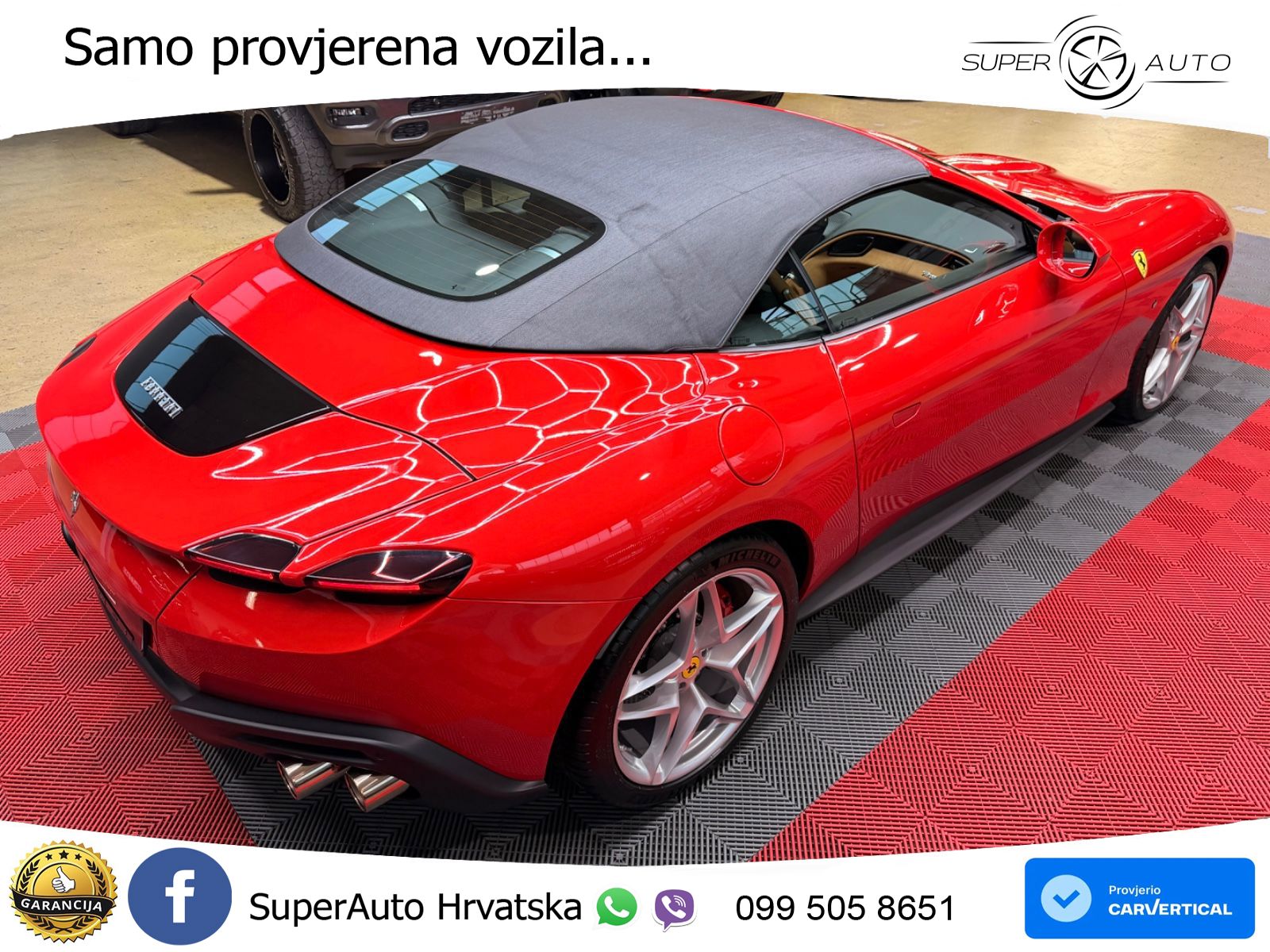 Ferrari Roma Spider 3.9 V8 (620 KS) F1 DCT LED+GR SJED+ACC